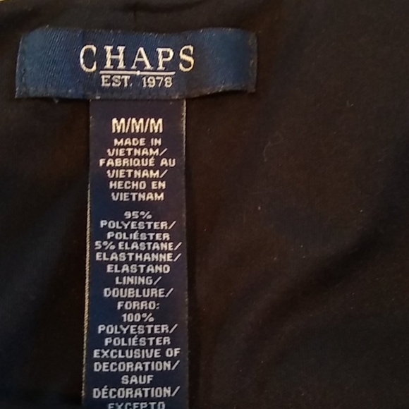 Chaps cap sleeve flare dress - Picture 4 of 4